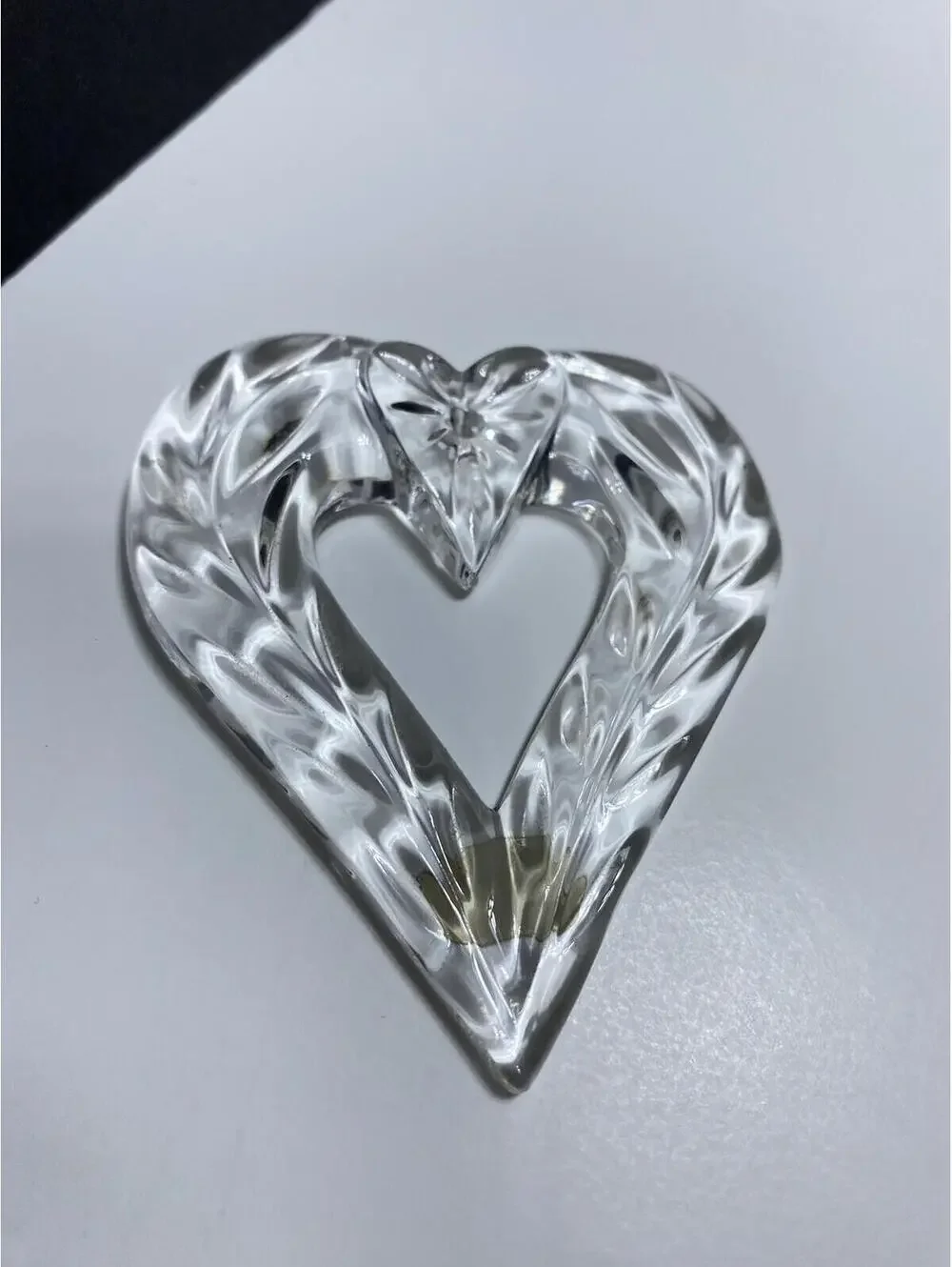 Mikasa Crystal Ornament Heart Joyous Collection Germany